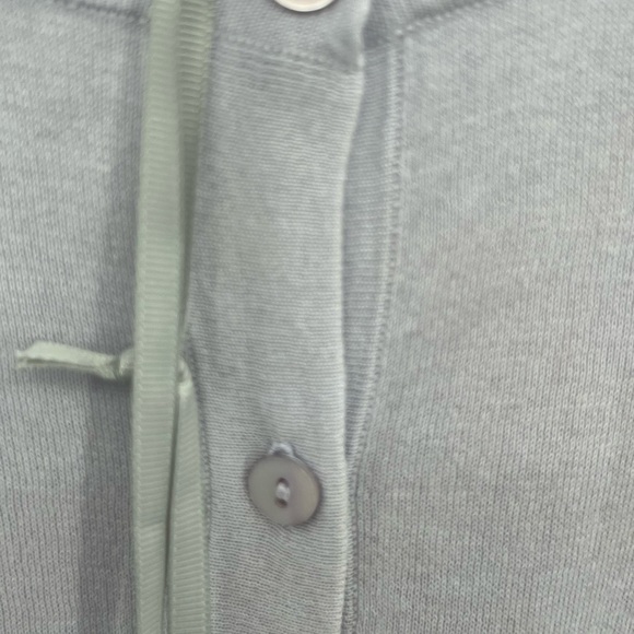 Pure Collection XL NWT 100% Cotton Light Purple Button Front Cardigan - Picture 3 of 11